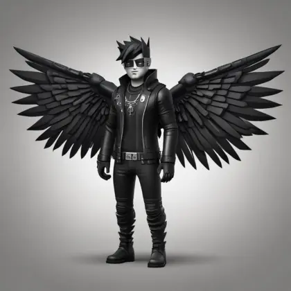 Edgy and Dark Roblox Avatar